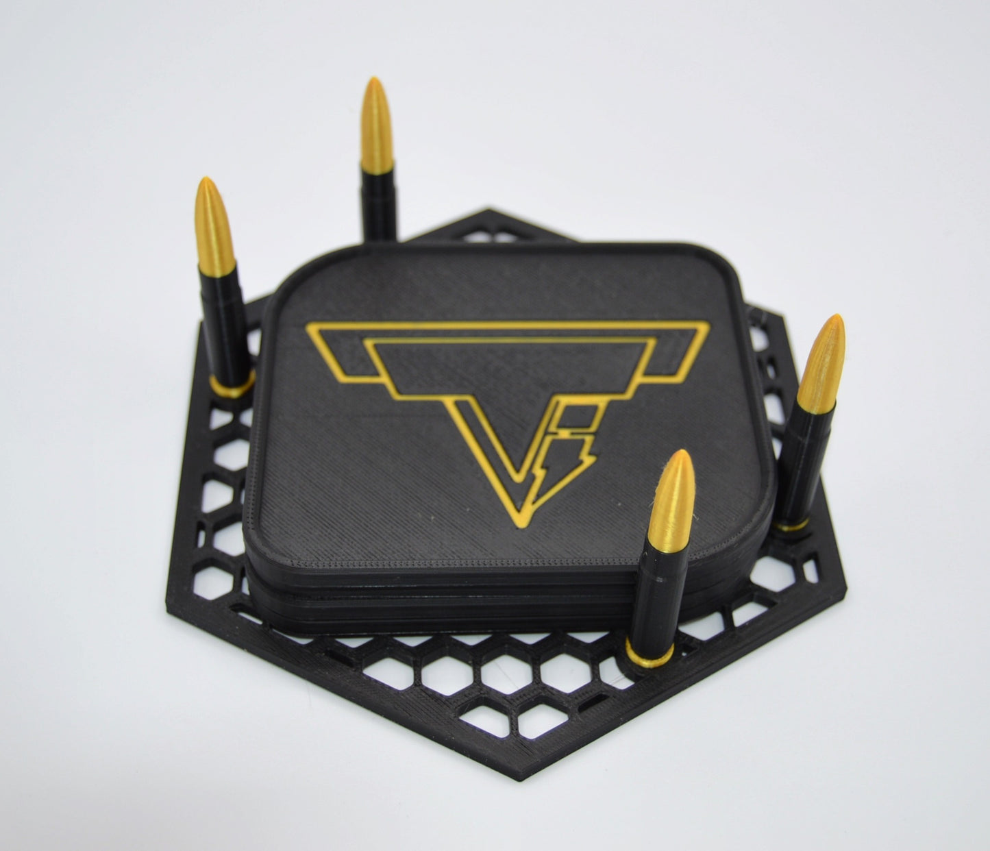 300 Black Out Coaster Set