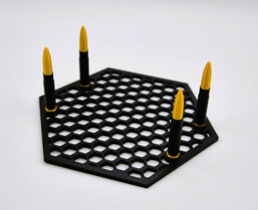 300 Black Out Coaster Set